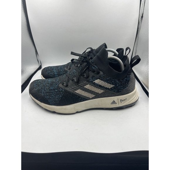 ADIDAS Terrex‎ Parley Trail Blue Walking Running Shoes FU7679 Women's Size 9.5 - Picture 1 of 7